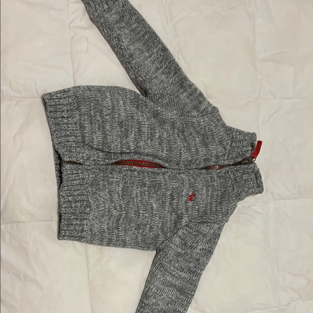 Carter's Gray and Red Toddler Sweater